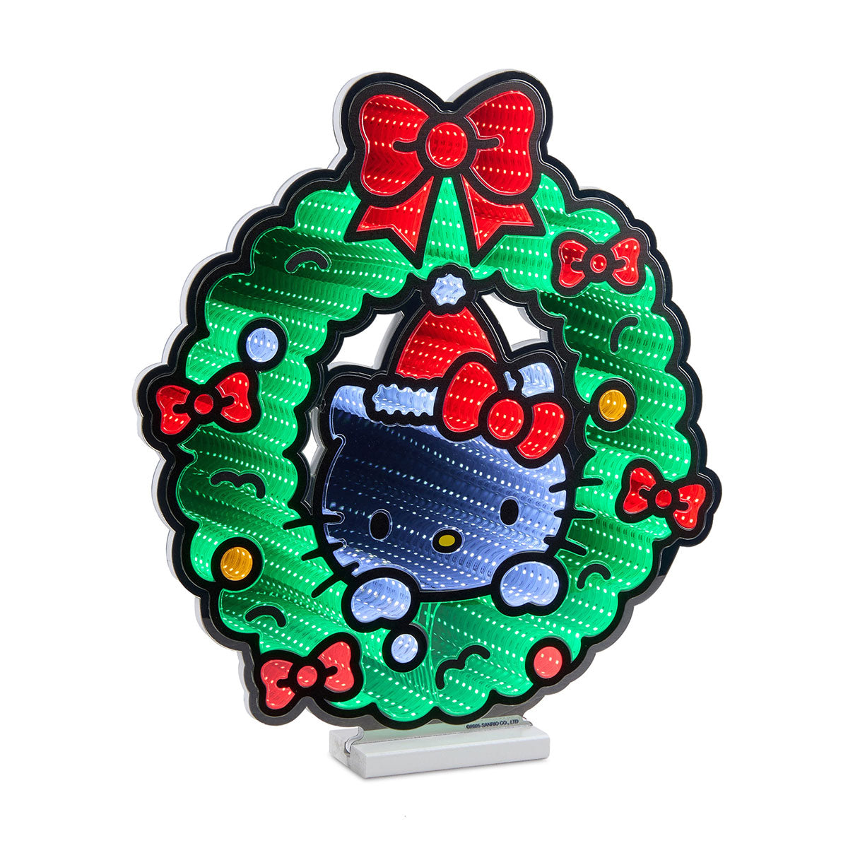 Corona de luz LED infinita de Hello Kitty