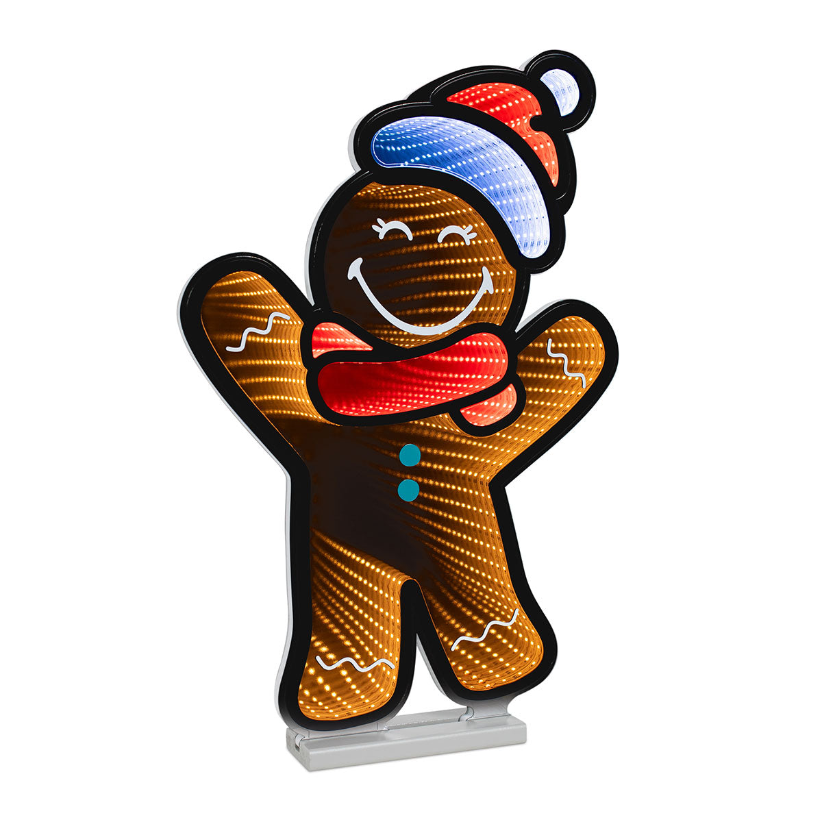 Luz infinita LED de hombre de jengibre de SmileyWorld