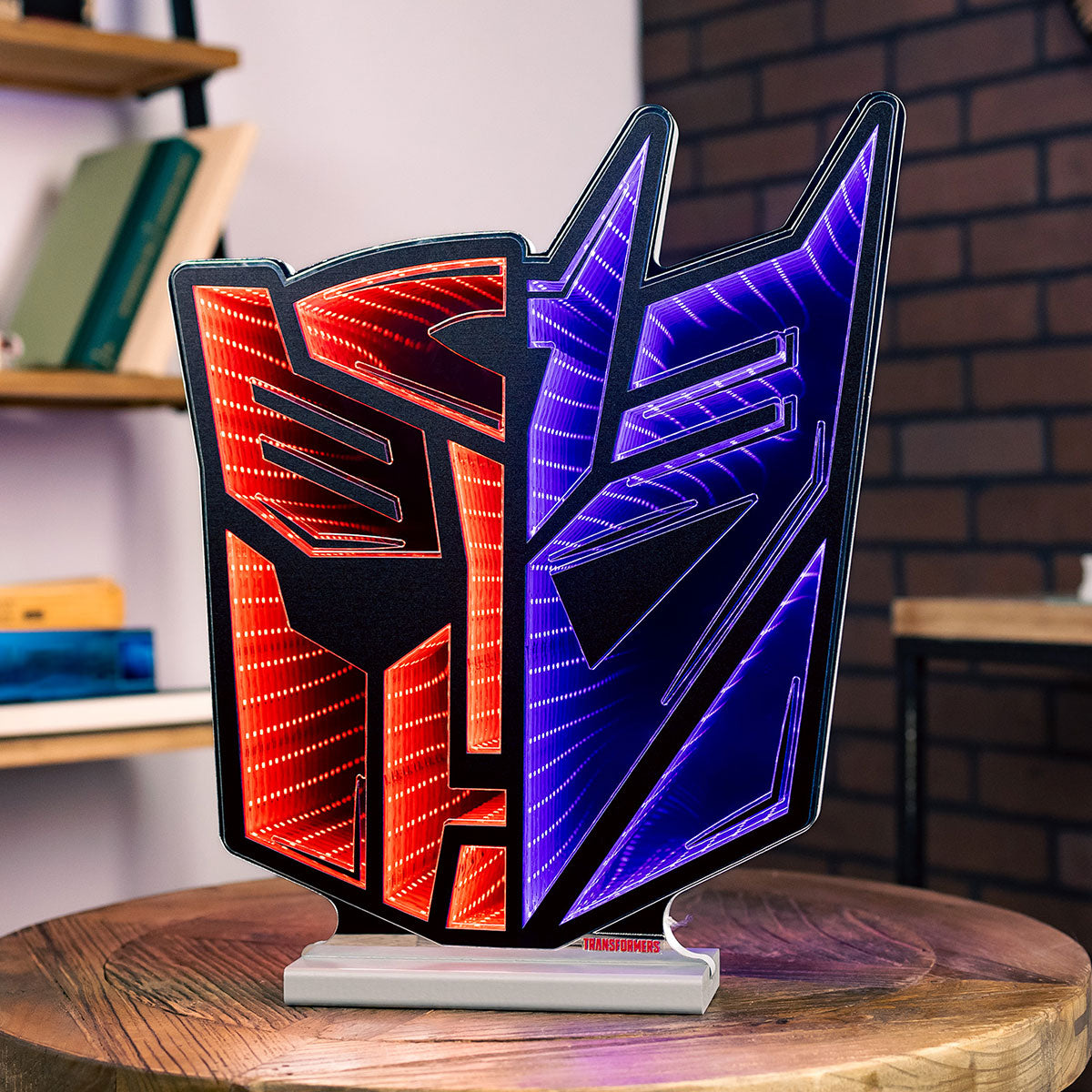 Transformers Autobot-Decepticon LED-Unendlichkeitslicht