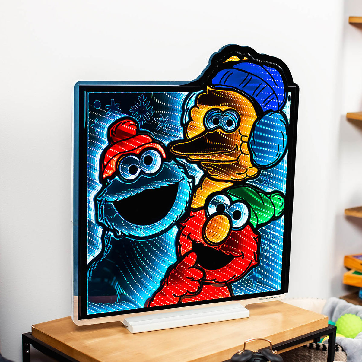 Sesame Street Winter Friends LED-oneindigheidslamp
