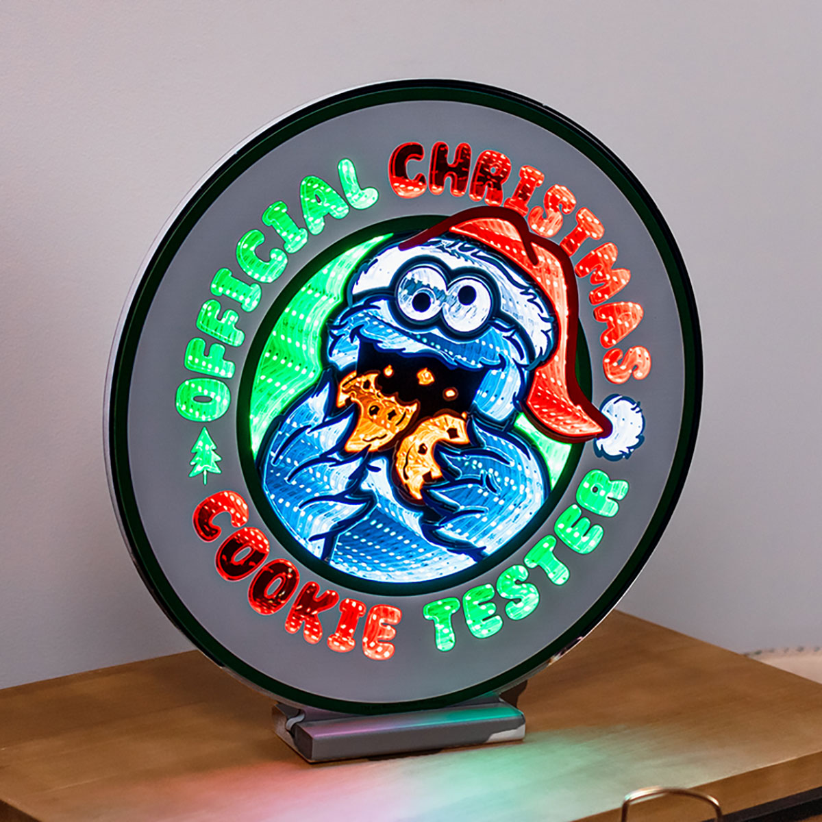 Sesamstraße Cookie-Tester LED-Unendlichkeitszeichen