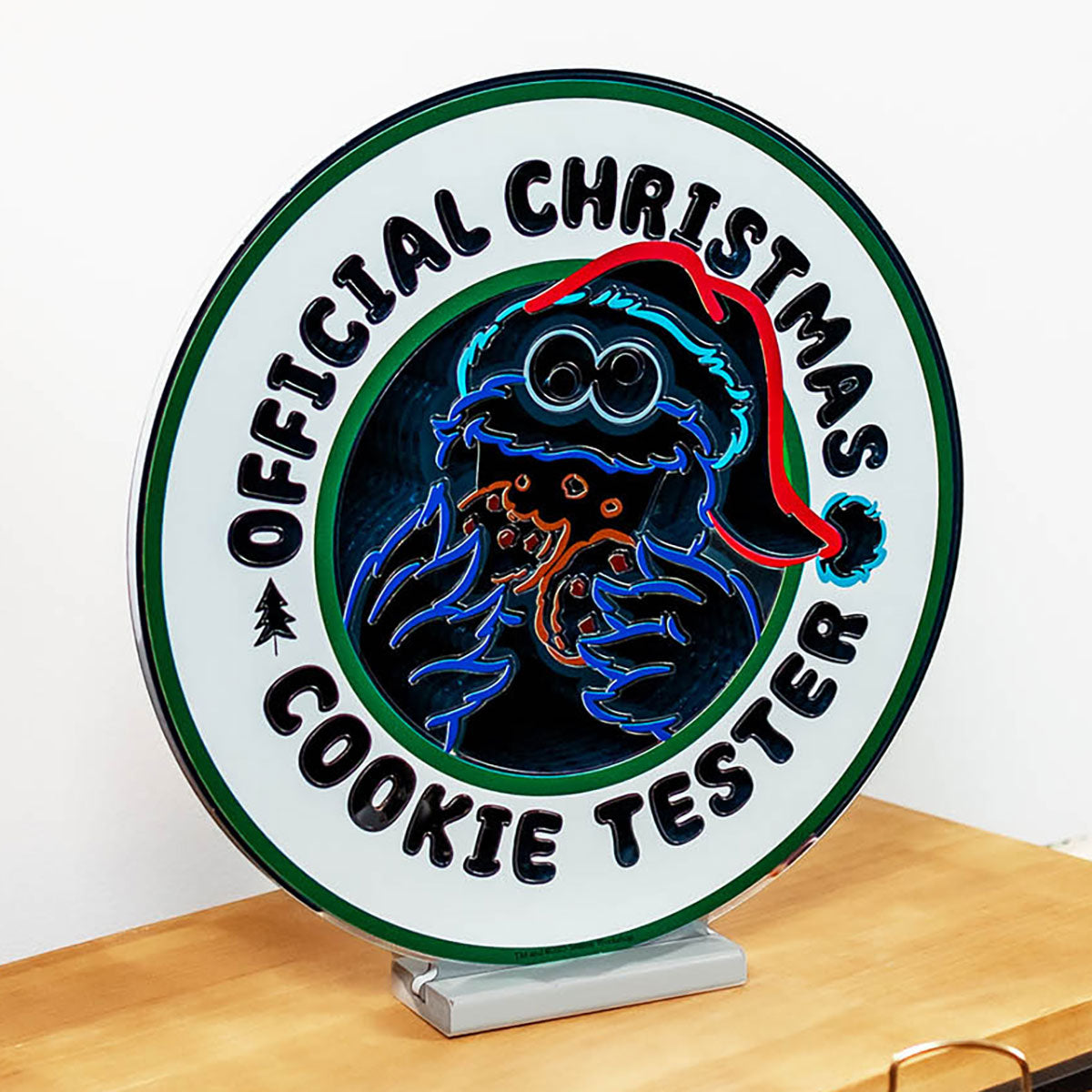 Sesamstraße Cookie-Tester LED-Unendlichkeitszeichen
