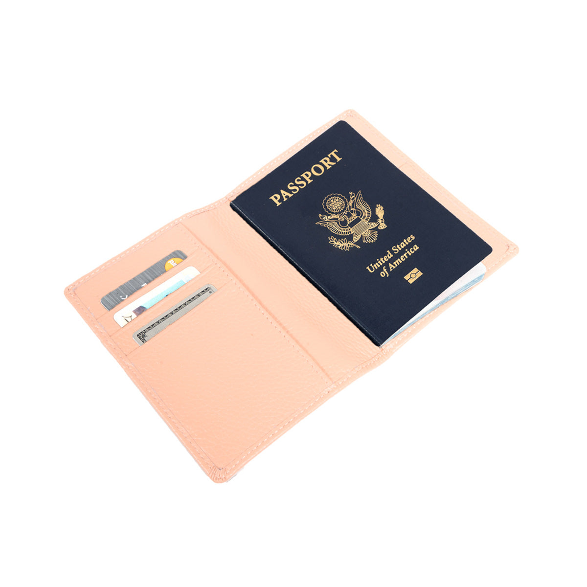 Personalisierter Stanford-Reisepasshalter aus echtem Leder von Brouk and Co