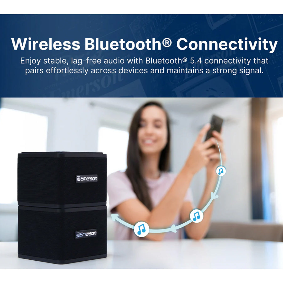Altavoz magnético inalámbrico apilable