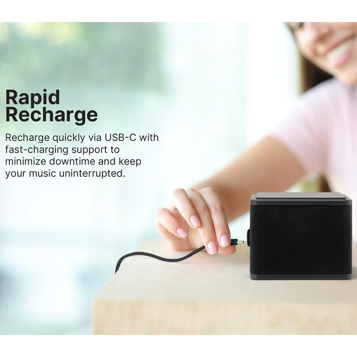 Altavoz magnético inalámbrico apilable