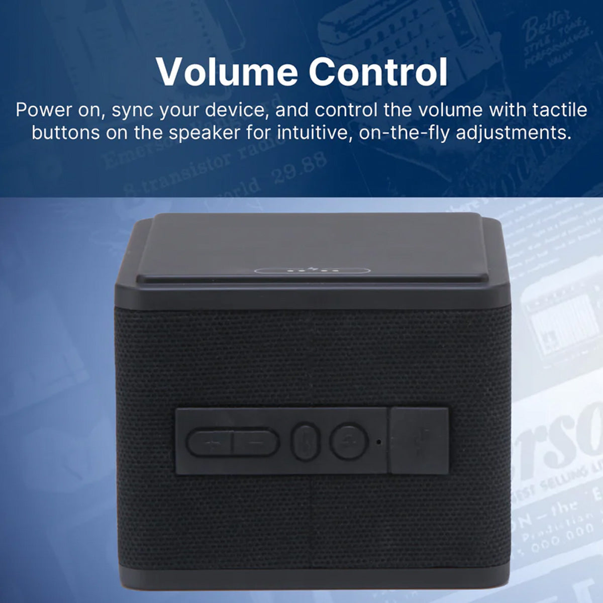 Altavoz magnético inalámbrico apilable