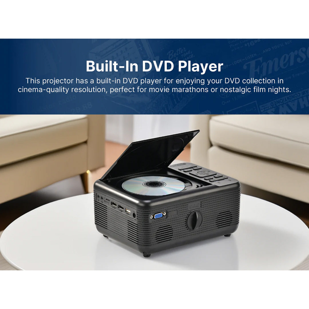 Heimkino-Projektor mit TV-Tuner