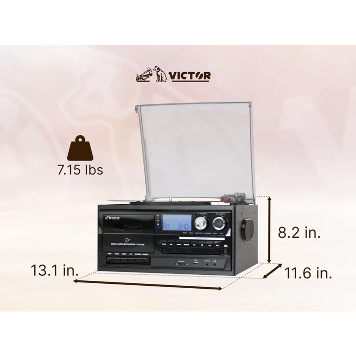 8-in-1 retro multimedia-center
