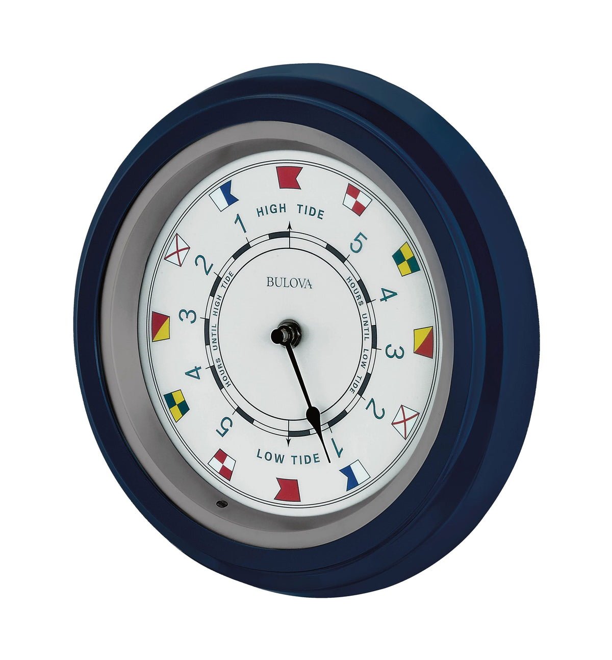 Reloj de pared Bulova con indicador de mareas de 10'' de diámetro