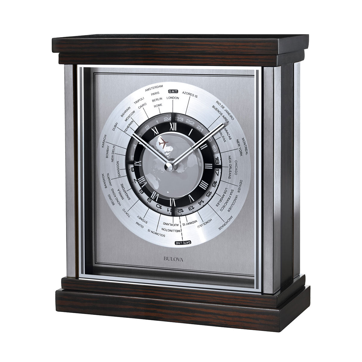 Bulova Wyndmere Weltzeituhr für den Tisch
