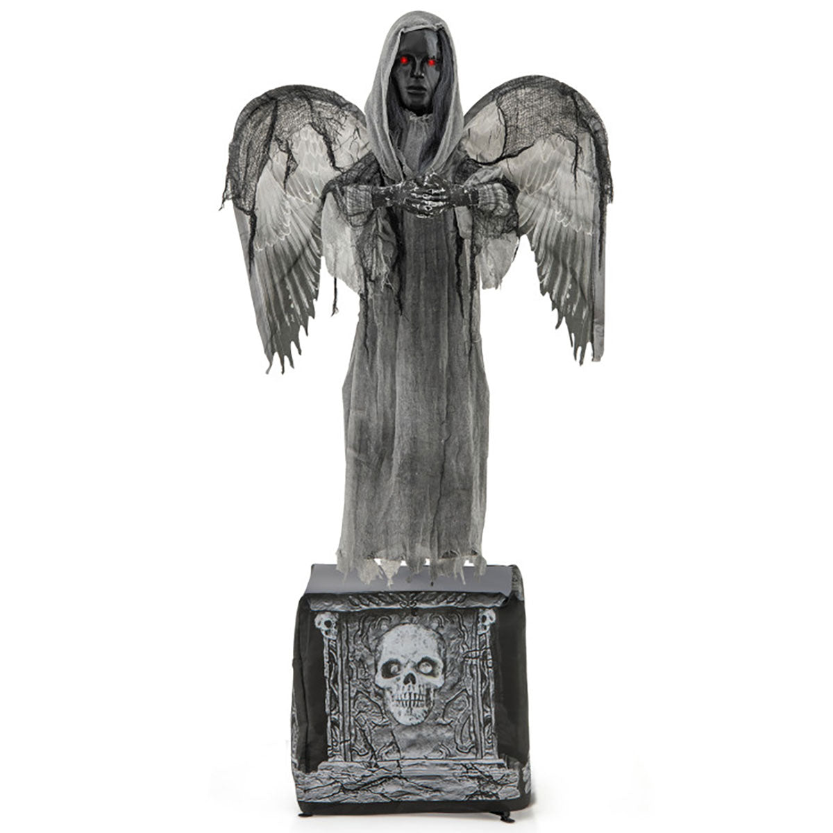 Estatua mecanizada de 1.67 m con ojos brillantes