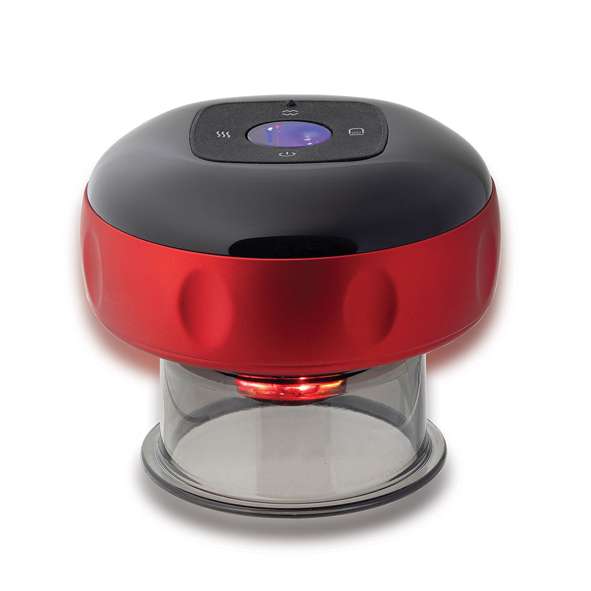 Elektrisch cupping-massageapparaat met rood licht