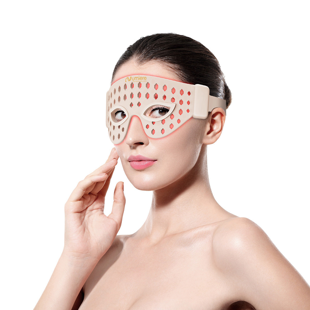 Oogmasker met lichttherapie tegen rimpels