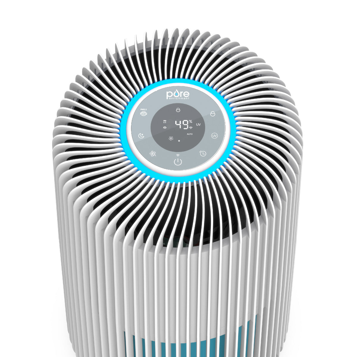 Intelligenter 5-Stufen-Luftreiniger mit HEPA-Filter und UV-C-Licht