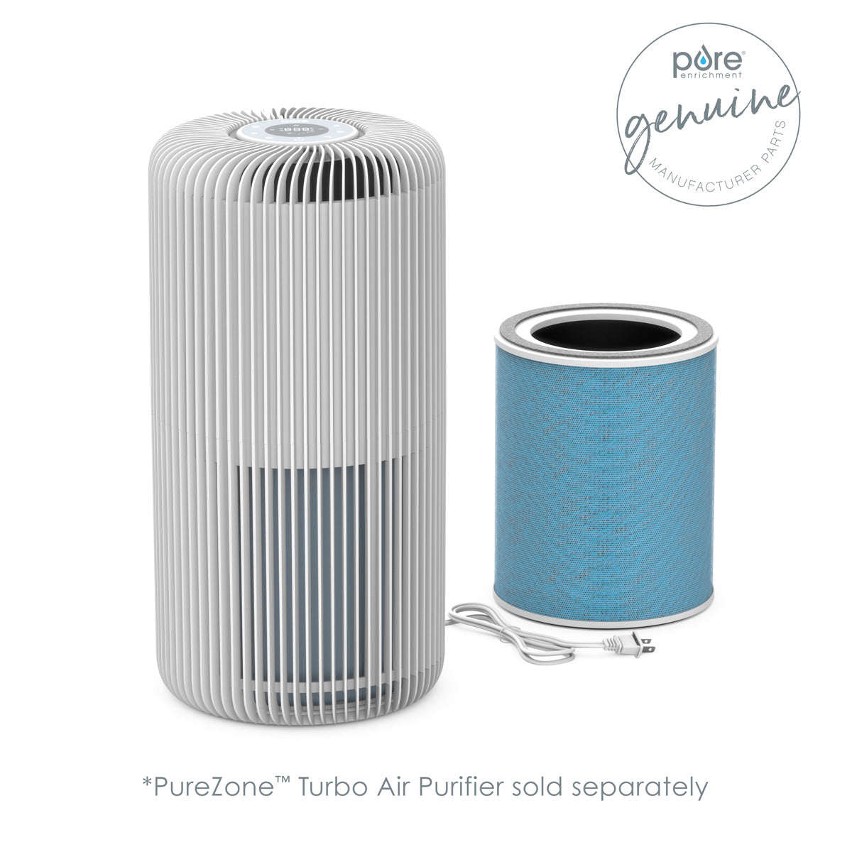 Intelligenter 5-Stufen-Luftreiniger mit HEPA-Filter und UV-C-Licht
