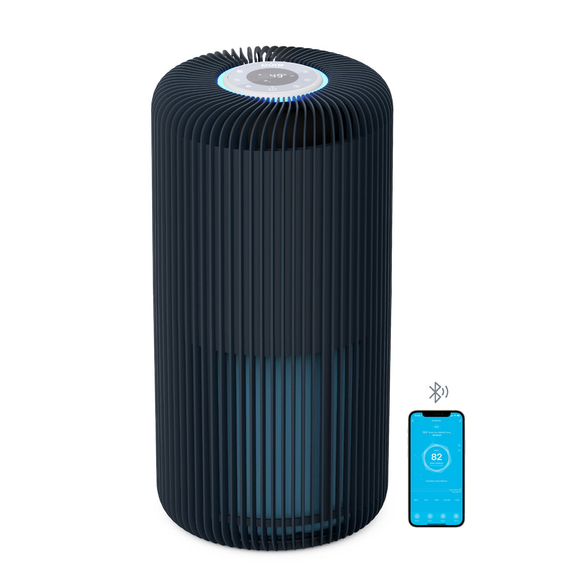 Intelligenter 5-Stufen-Luftreiniger mit HEPA-Filter und UV-C-Licht