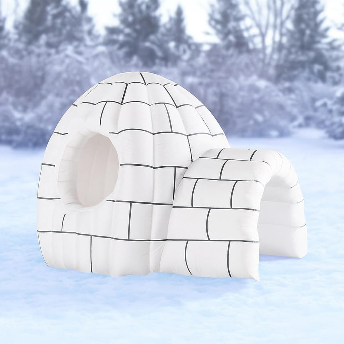 8' aufblasbares Iglu mit Farbwechsel