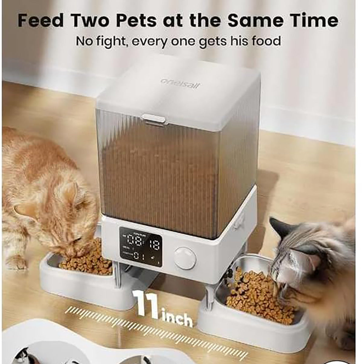 Dualer intelligenter Katzenfutterautomat