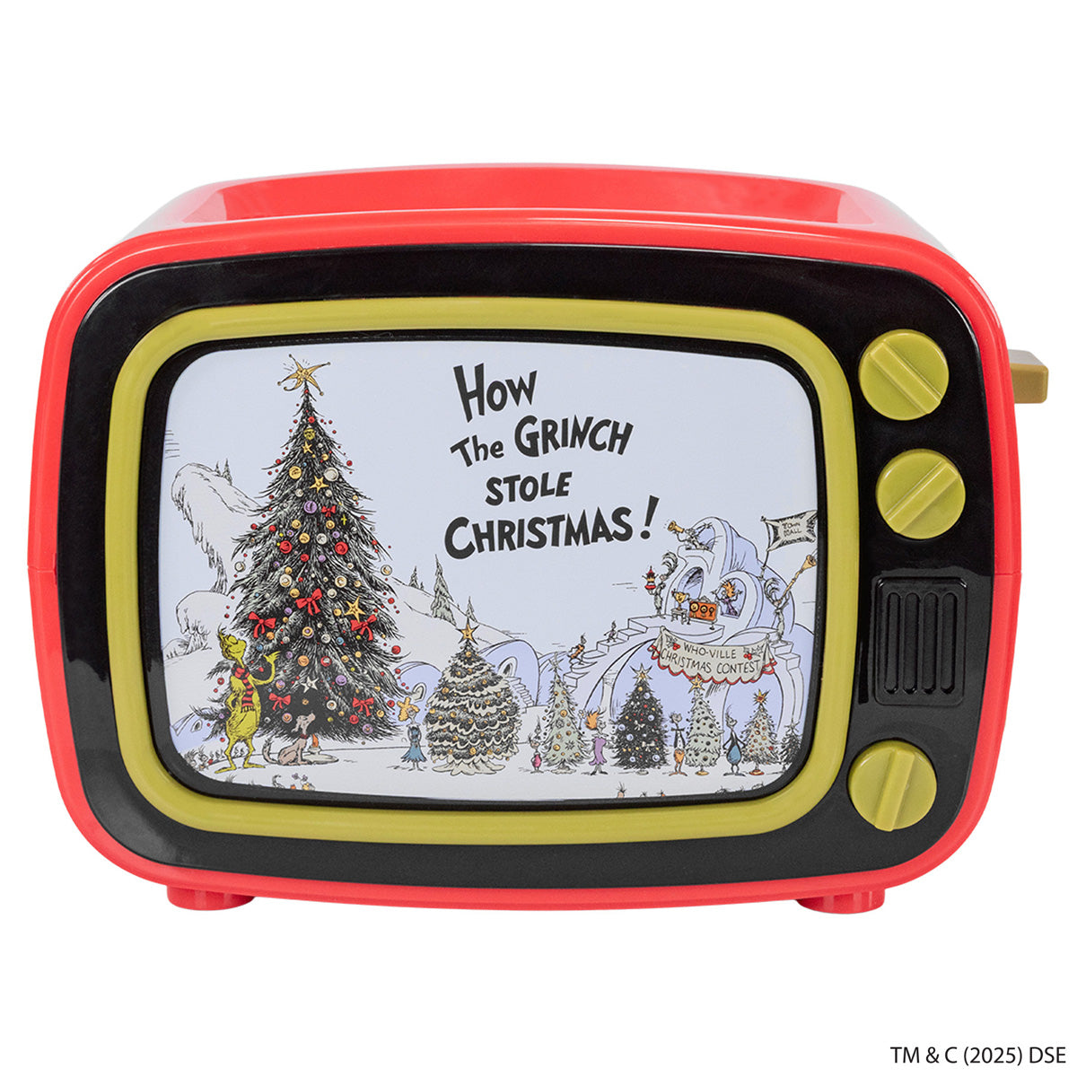 Retro-TV-Charakter-Toaster