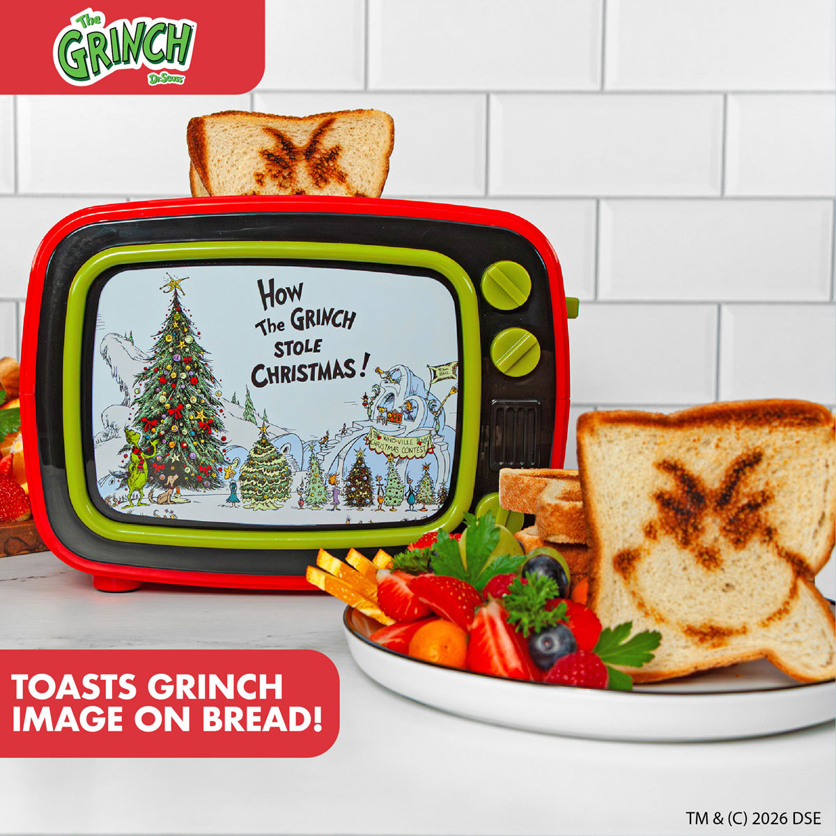 Retro-TV-Charakter-Toaster