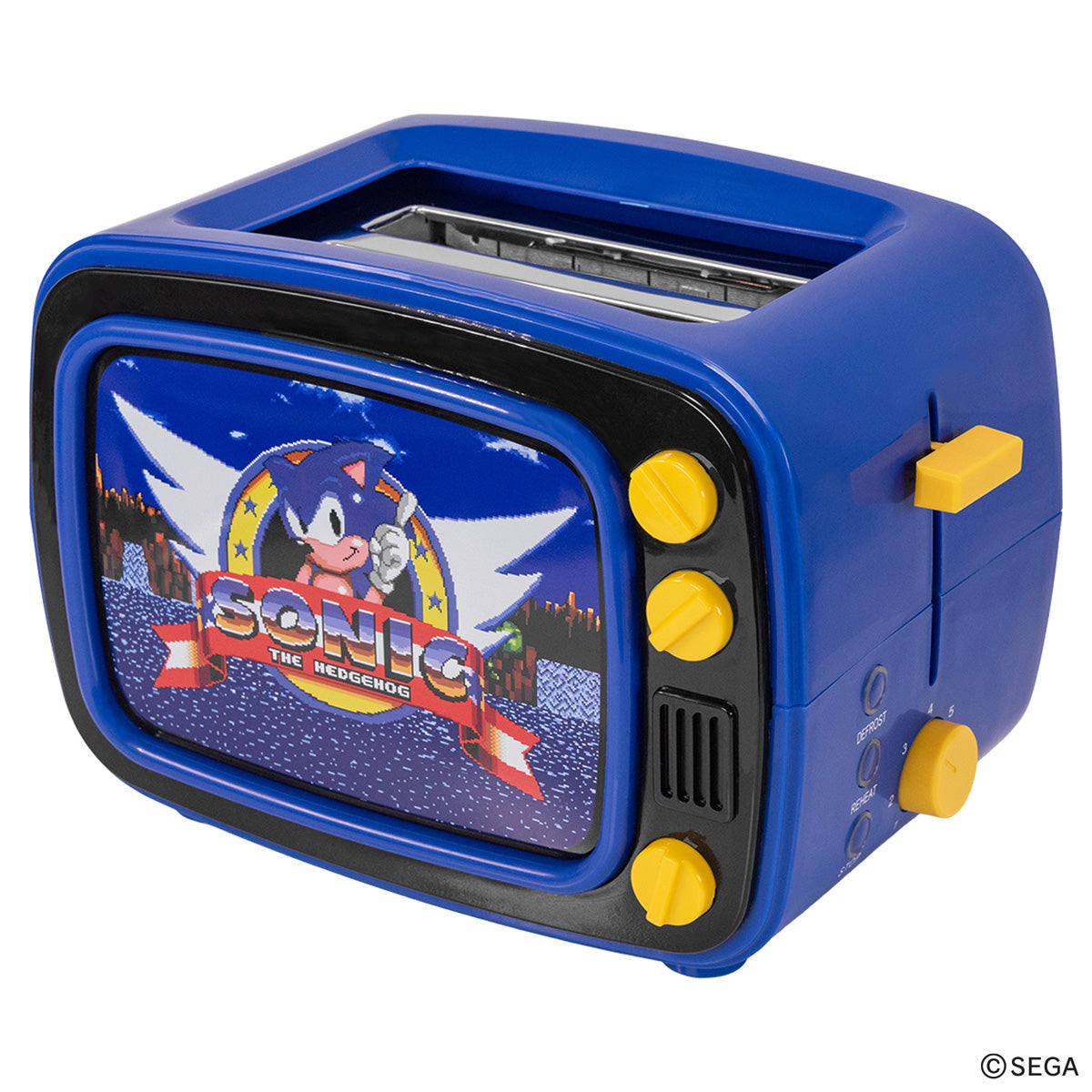 Retro-TV-Charakter-Toaster