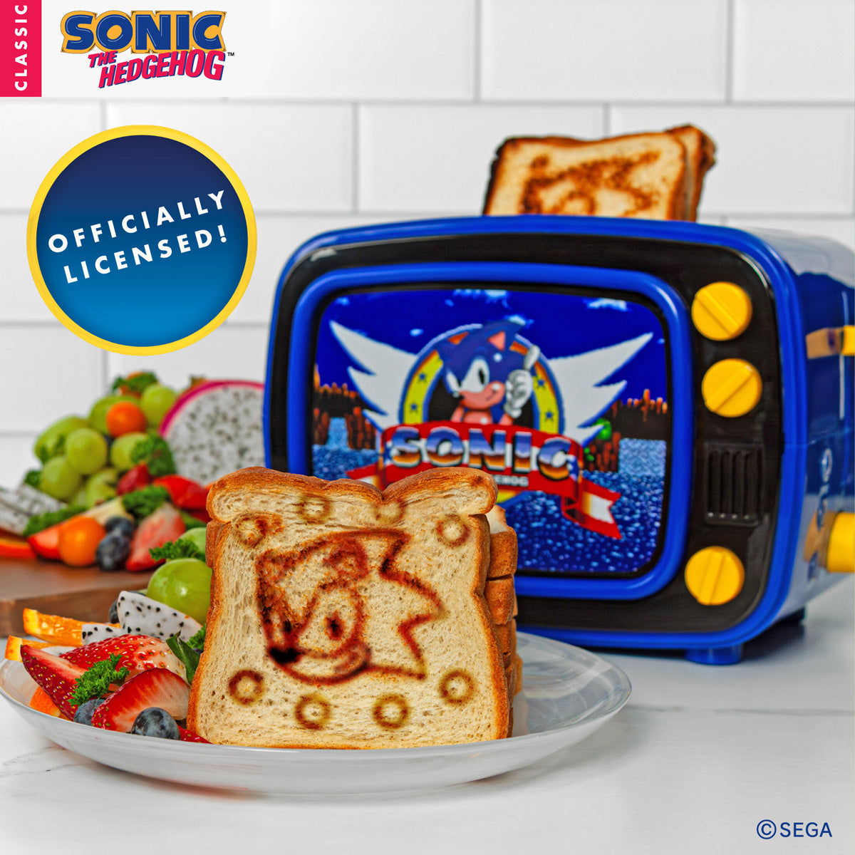 Retro-TV-Charakter-Toaster