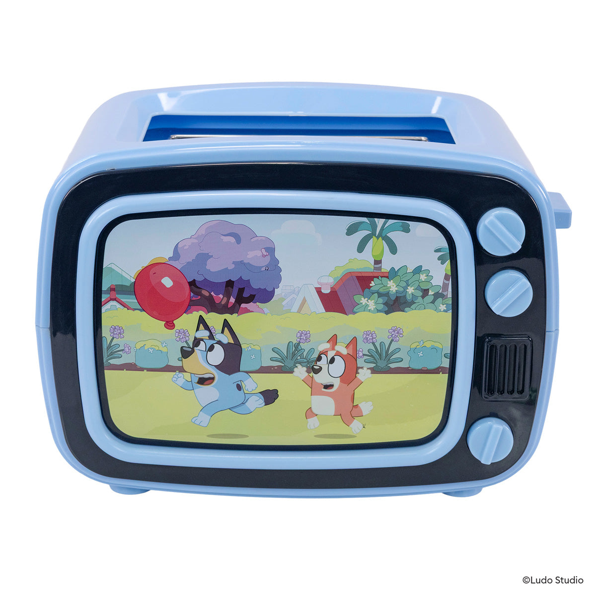 Retro-TV-Charakter-Toaster