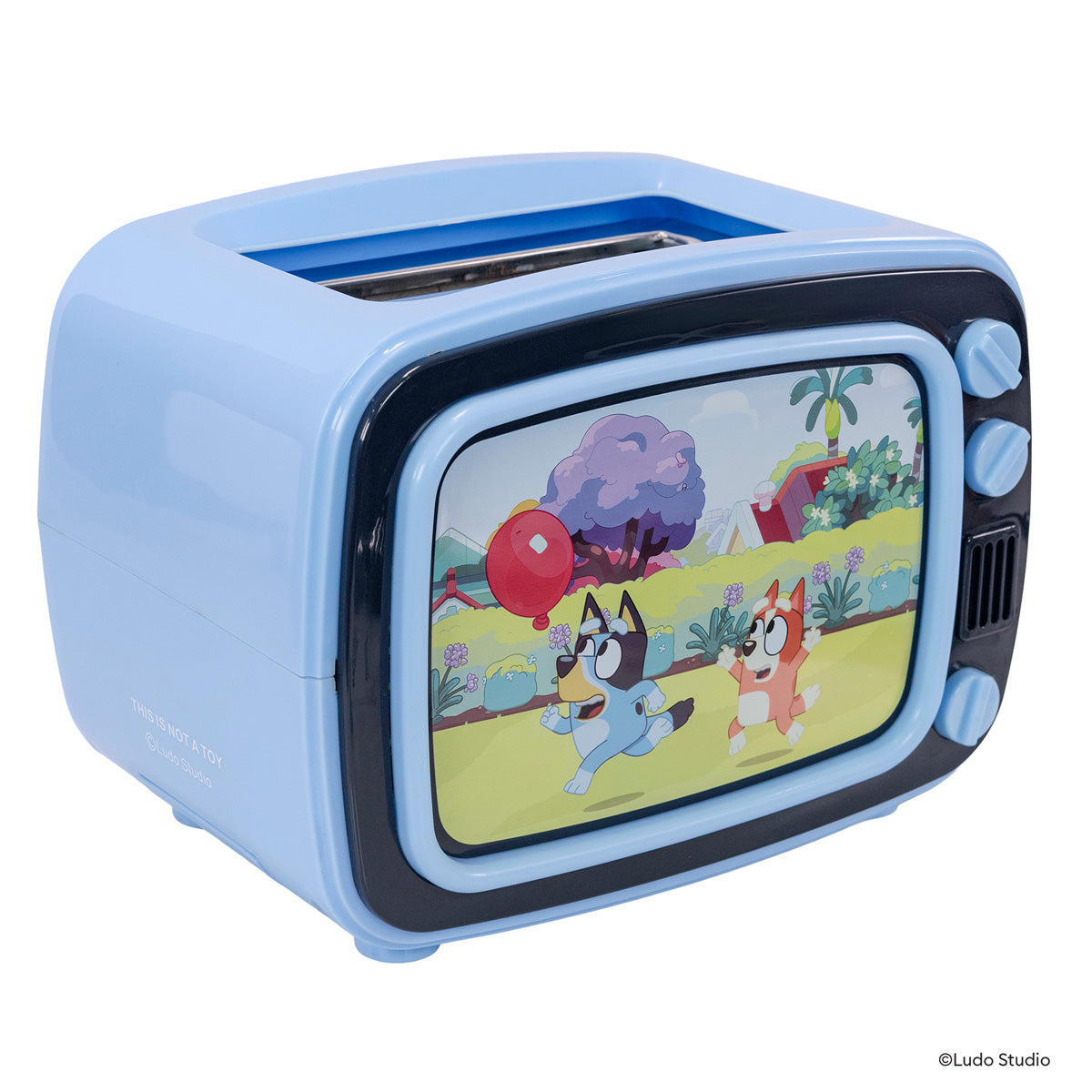 Retro-TV-Charakter-Toaster