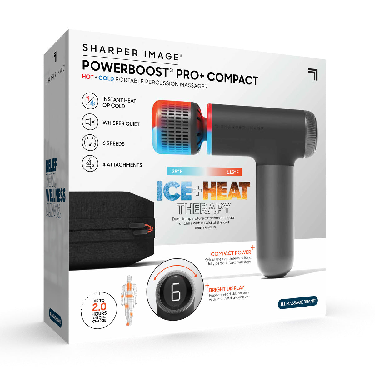 PowerBoost Pro Plus Hot and Cold Compact Massage Gun