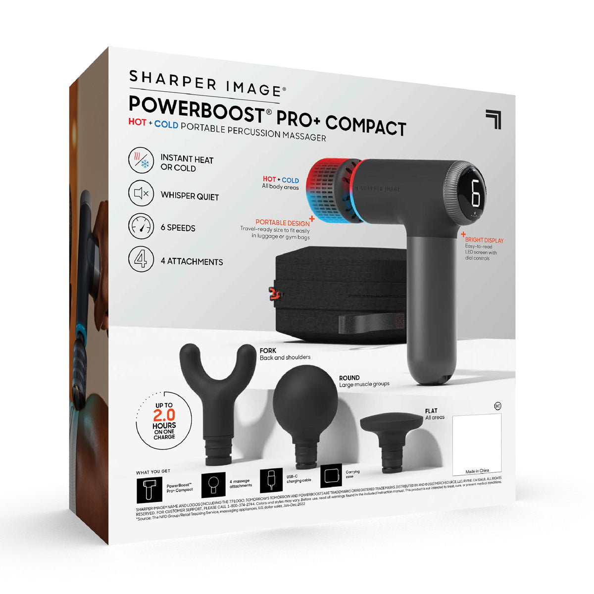 PowerBoost Pro Plus Hot and Cold Compact Massage Gun