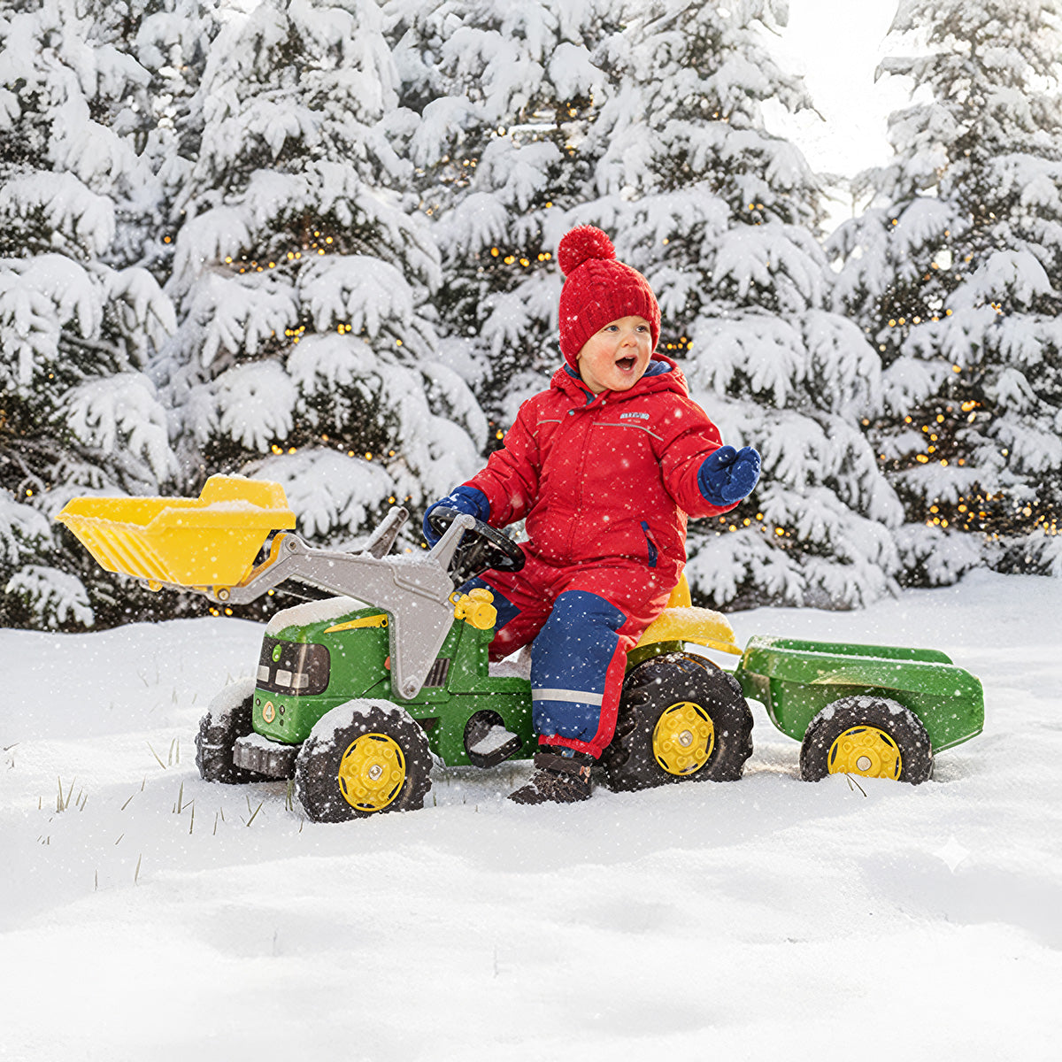 John Deere Trettraktor mit Frontlader