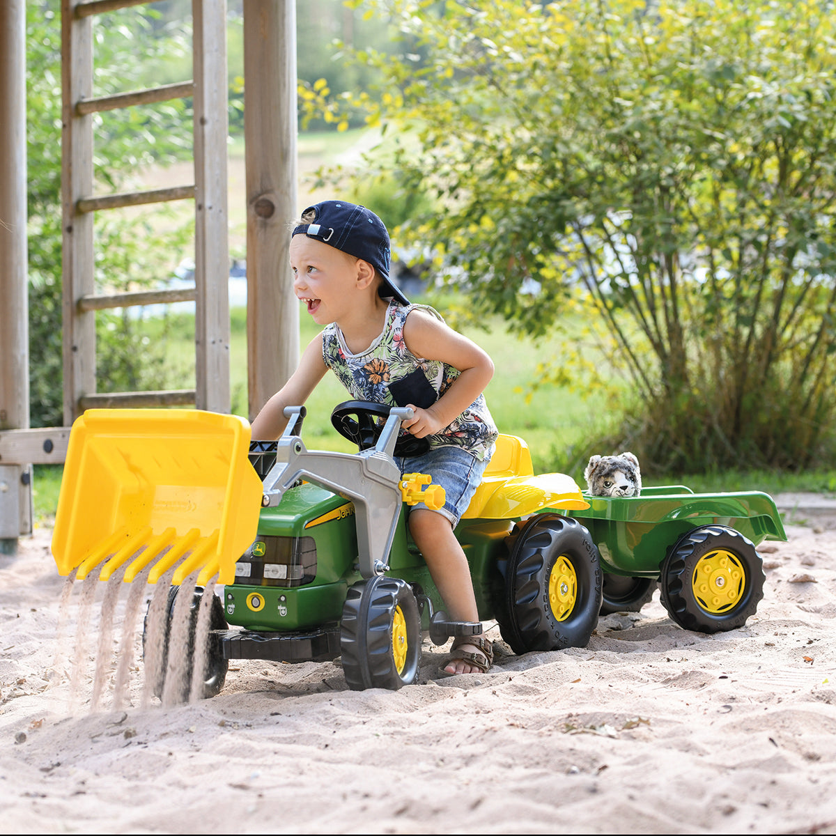 John Deere Trettraktor mit Frontlader