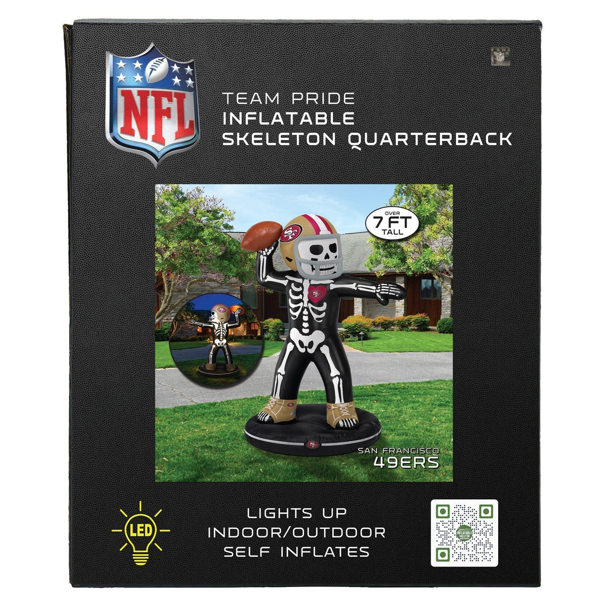 NFL Opblaasbare Quarterback-skelet