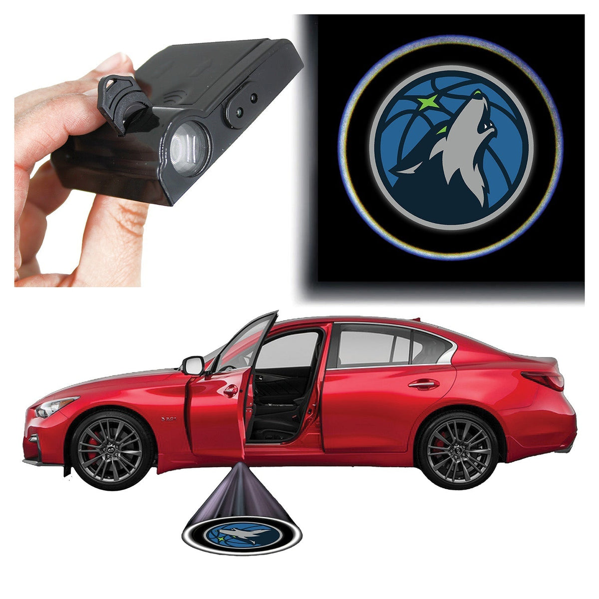 NBA Car Door Light