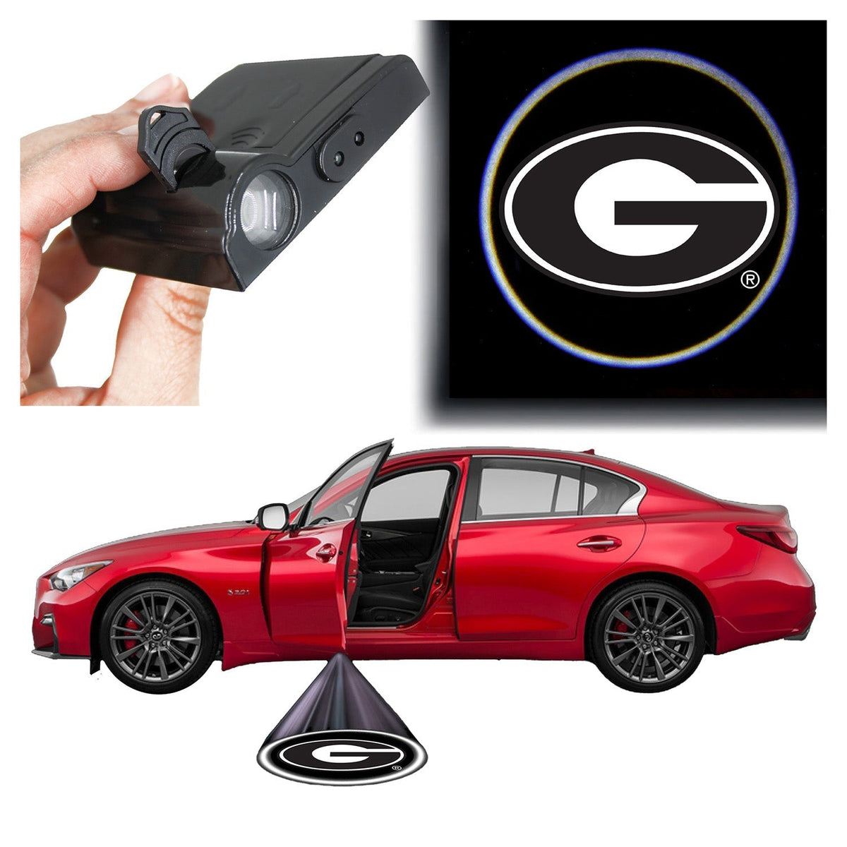 NCAA Car Door Light