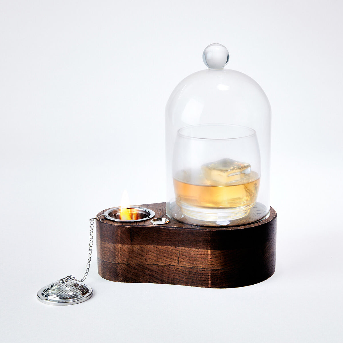 Cocktail-Räucherset mit Glasglocke