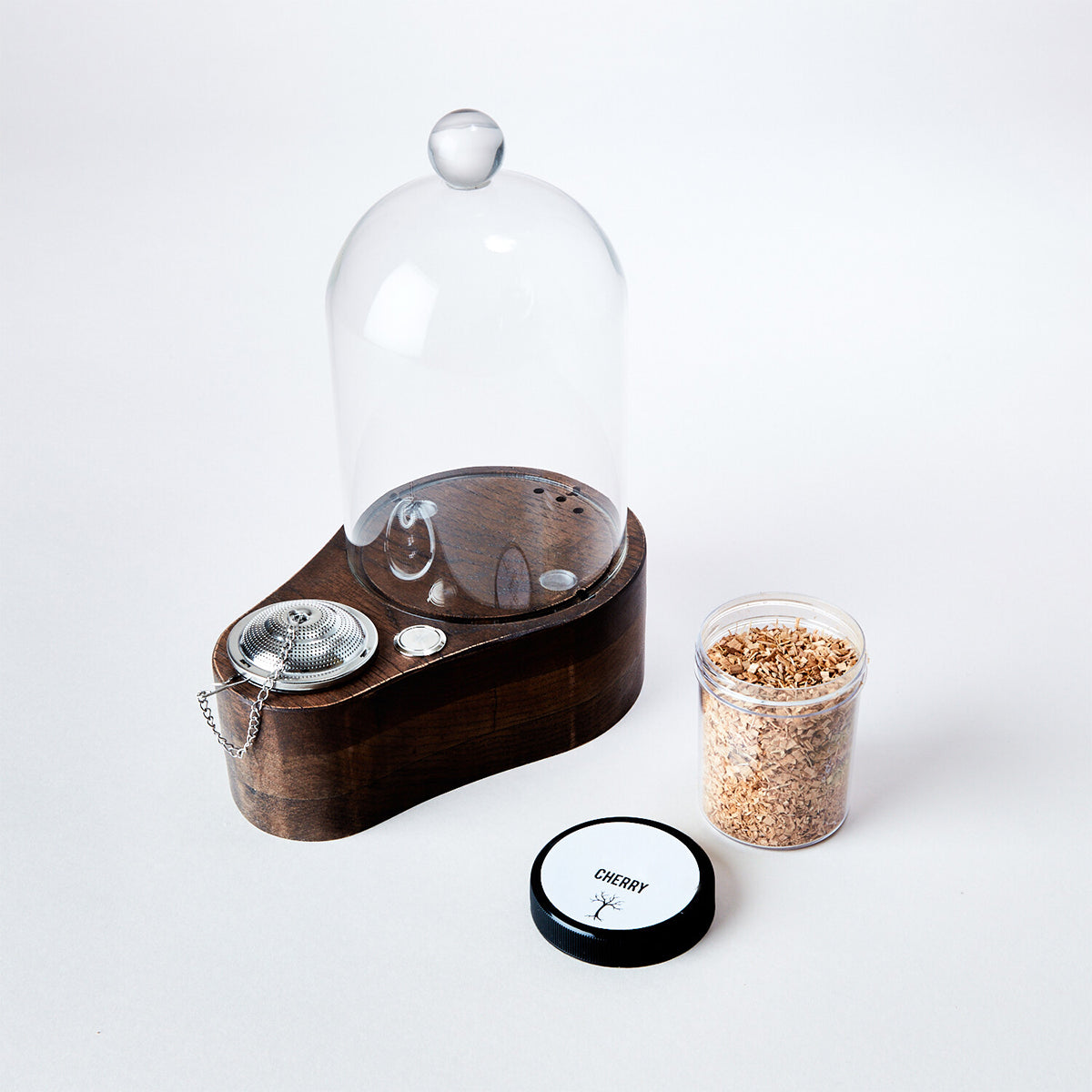 Cocktail-Räucherset mit Glasglocke
