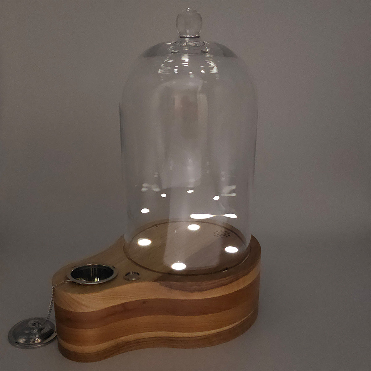 Cocktail-Räucherset mit Glasglocke