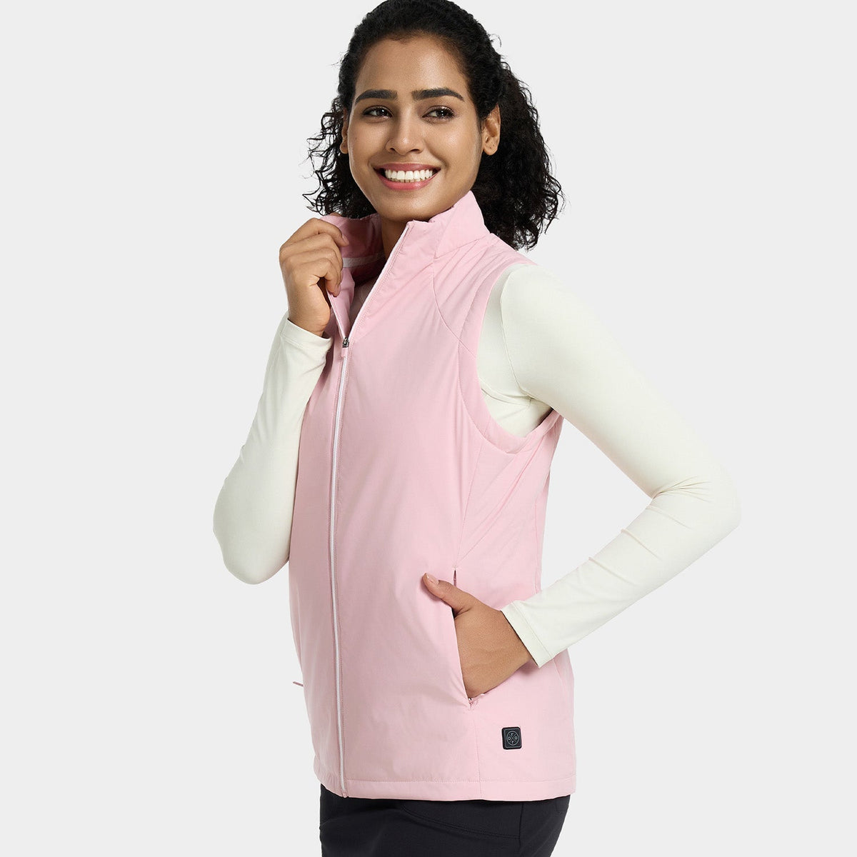 Verwarmd golfvest voor dames