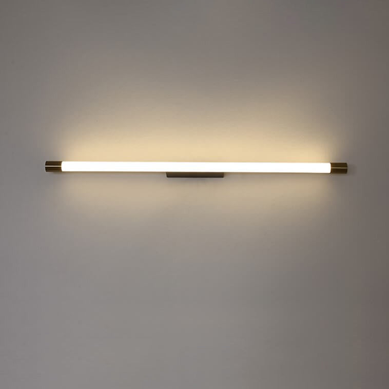 Linear LED Aluminum Light Bar 16-59 in Hardwired Fixture Dimmable 8W-36W Black Gold for Bedroom Living Room Hallway Mirror Bathroom Accent W | Thomler
