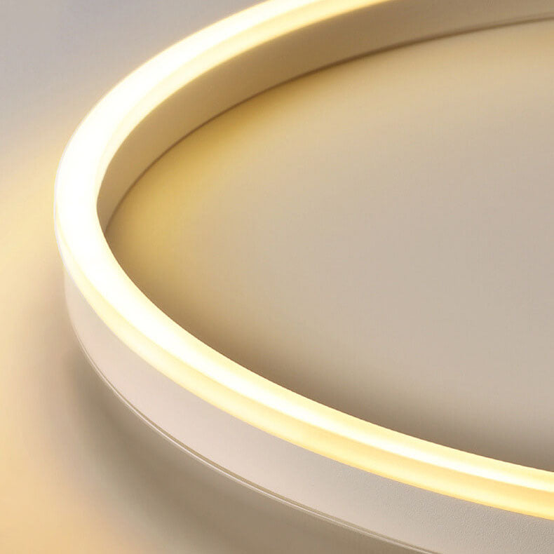 20 in Dimmable LED Ceiling Light with Remote Iron & Acrylic Fixture for Bedrooms Hallways Living Rooms Modern Low-Profile Design | Thomler