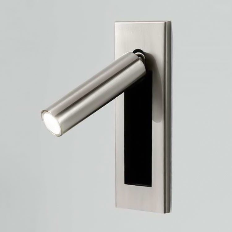 Lámpara de pared articulada de aluminio para lectura, estudio y cabecera