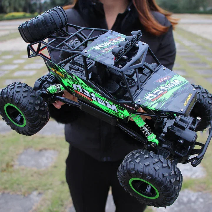 Op afstand bestuurbare off-road racetruck 4WD all-terrain crawler voor kinderen, schaal 1:12, 2,4 GHz draadloos, bereik van 80 meter, snelle klimwagen | Thomler