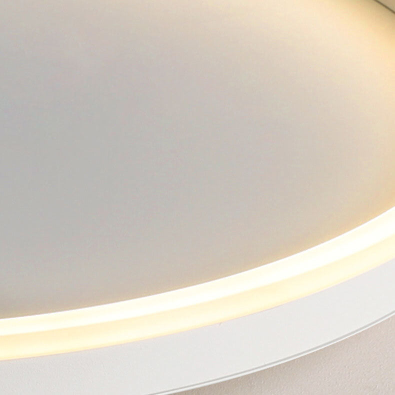20 in Dimmable LED Ceiling Light with Remote Iron & Acrylic Fixture for Bedrooms Hallways Living Rooms Modern Low-Profile Design | Thomler