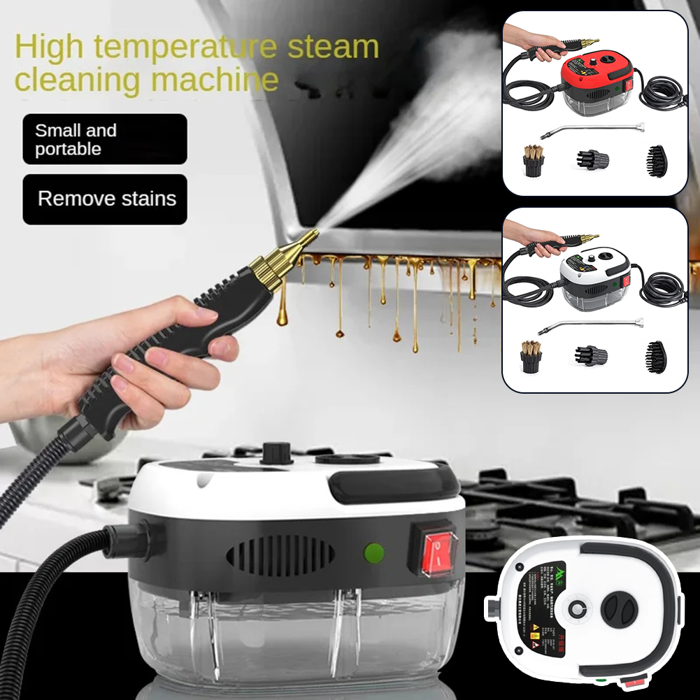 Hogedrukstoomreiniger met 6 instelbare standen voor keuken, badkamer, apparaten en grondige reiniging van het hele huis