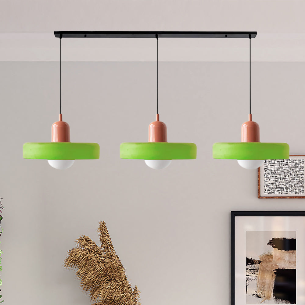 Glas-Pendelleuchte 12 Zoll höhenverstellbare Deckenleuchte für Schlafzimmer Nachttische modern minimalistisch nordische Hängelampe E27 Fassung für | Thomler