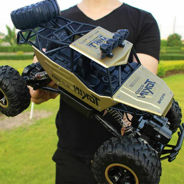 Op afstand bestuurbare off-road racetruck 4WD all-terrain crawler voor kinderen, schaal 1:12, 2,4 GHz draadloos, bereik van 80 meter, snelle klimwagen | Thomler
