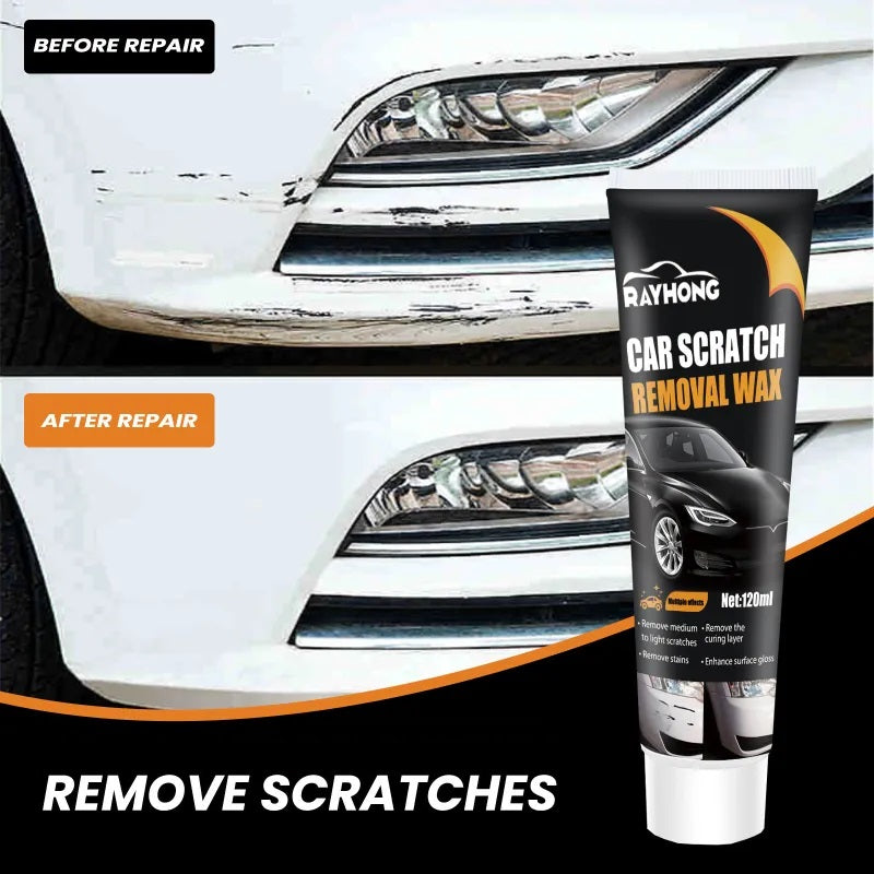 Compuesto reparador de arañazos para pintura automotriz | Restaura la capa transparente y elimina marcas superficiales | Funciona en todos los colores de pintura de vehículos | Hazlo tú mismo