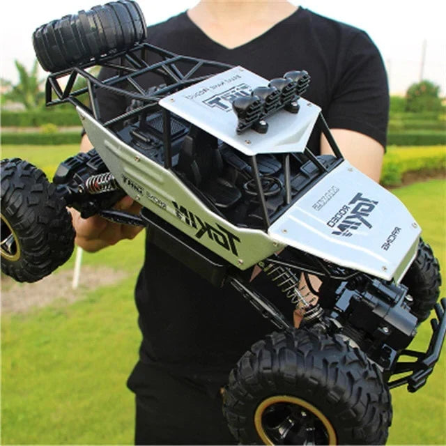 Op afstand bestuurbare off-road racetruck 4WD all-terrain crawler voor kinderen, schaal 1:12, 2,4 GHz draadloos, bereik van 80 meter, snelle klimwagen | Thomler