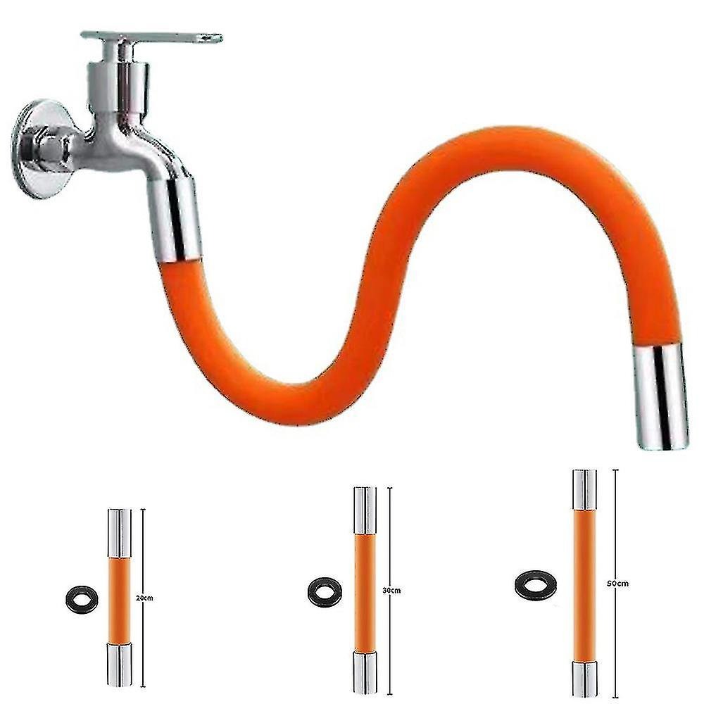 Rotating Faucet Extender with Bendable Silicone Spout for Kitchen & Bathroom Sink – 360° Swivel Tap Extension Adapter for Cleaning, Filling, | Thomler